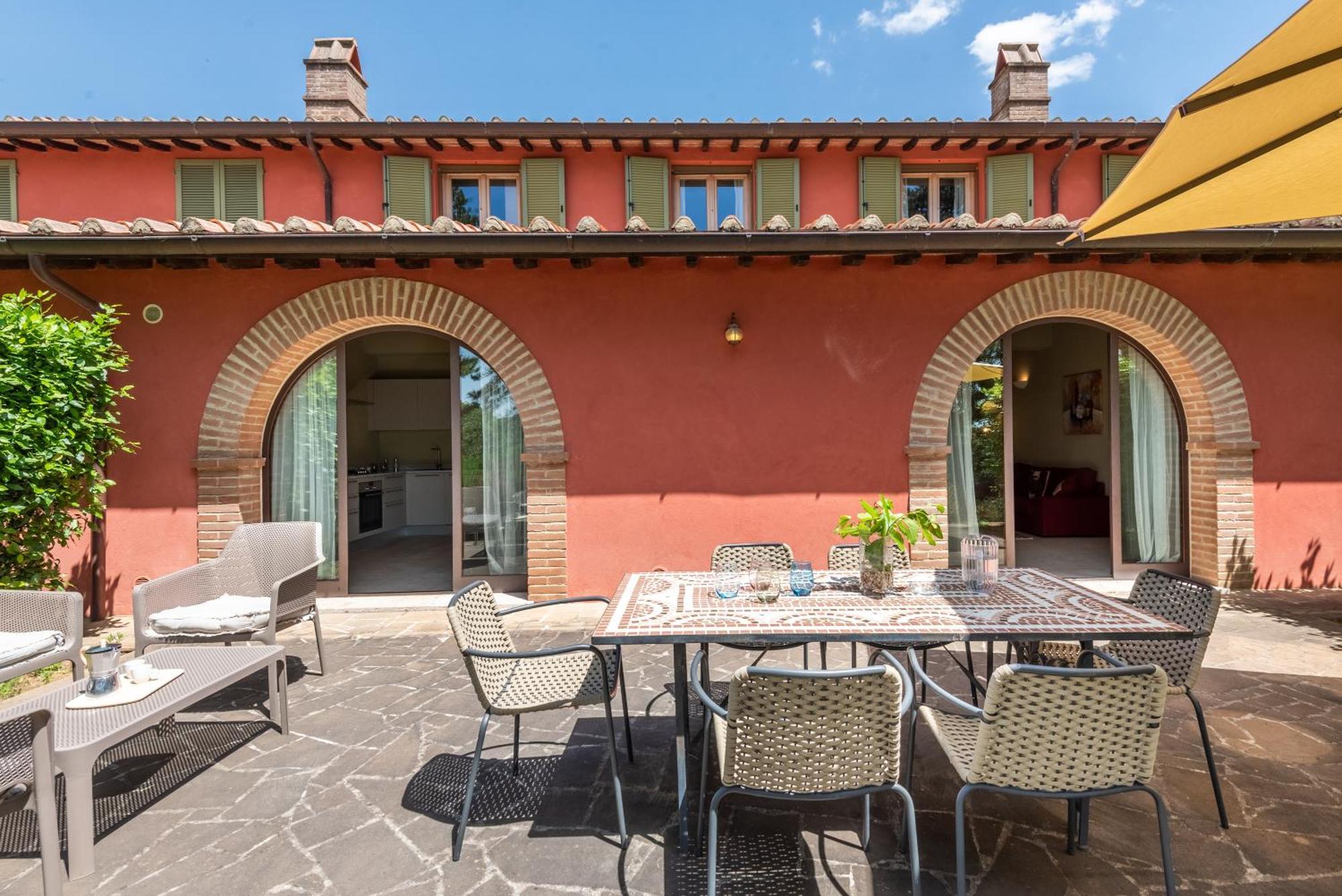 Cignella Garden Villas In Tuscany Trequanda Exterior photo